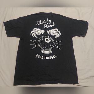 Mens M Black  Lurking Class by Sketchy Tank 'Good Fortune' T-Shirt